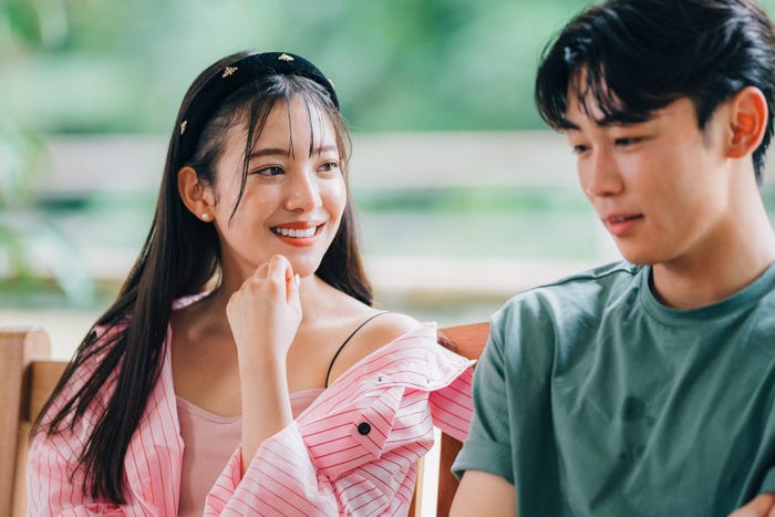谷岡美沙紀、水野友貴「LOVE CATCHER Japan」第6話(C)CJ ENM CO., LTD. All Rights Reserved(C)AbemaTV,Inc.