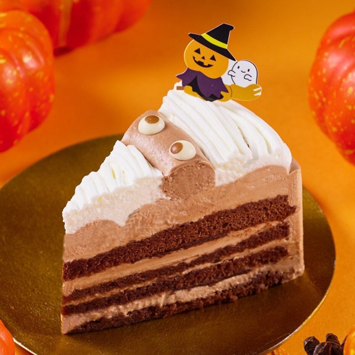 ミイラ男をイメージしたチョコレートケーキ ミイラ男をイメージしたチョコレートケーキ