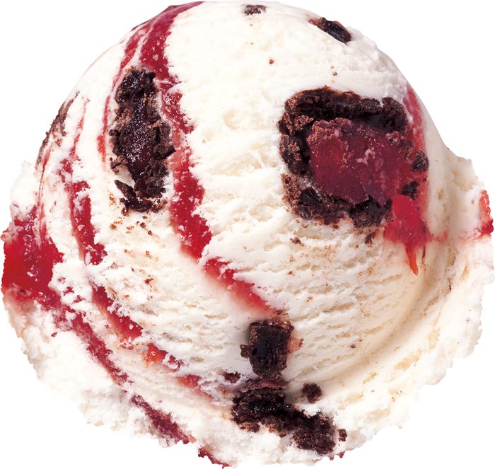 ウィンターホワイトチョコレート/画像提供:B-R サーティワン アイスクリーム