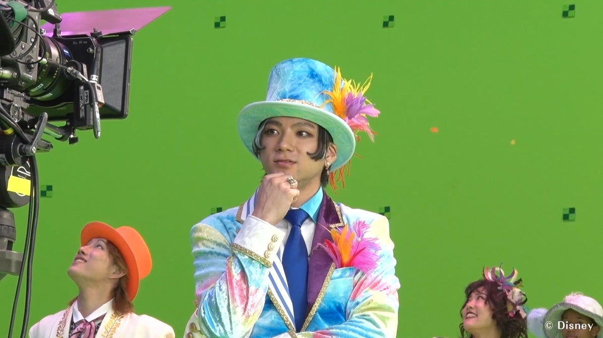 山田裕貴／新TVCM「LINE：Disney Tsum Tsum 10周年ケタちがいANNIVERSARY」篇メイキングより（提供写真）