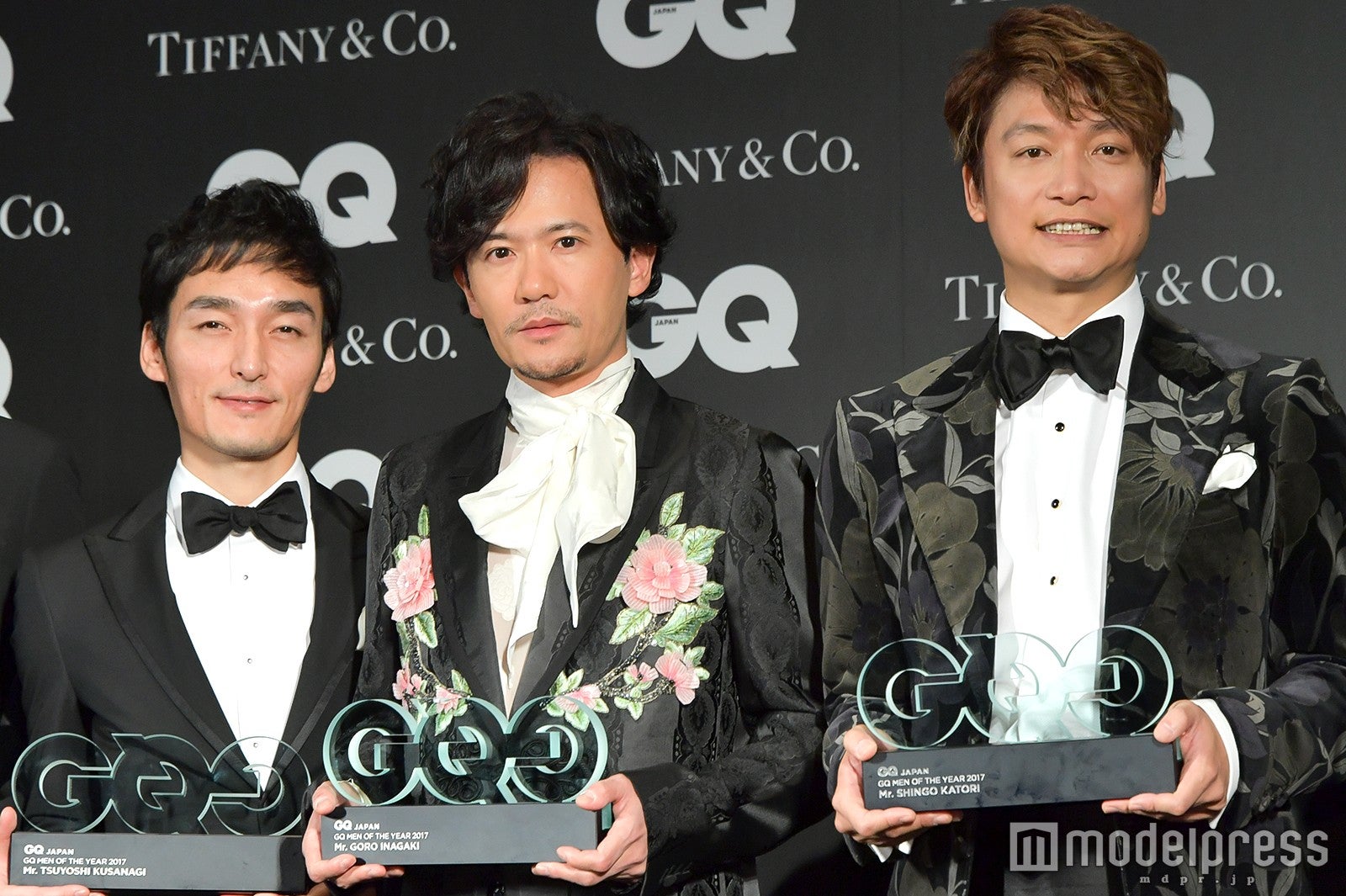 香取慎吾＆草なぎ剛＆稲垣吾郎、独立後揃ってイベント初登場　“最も輝いた男”受賞コメント全文＜GQ MEN OF THE YEAR 2017＞