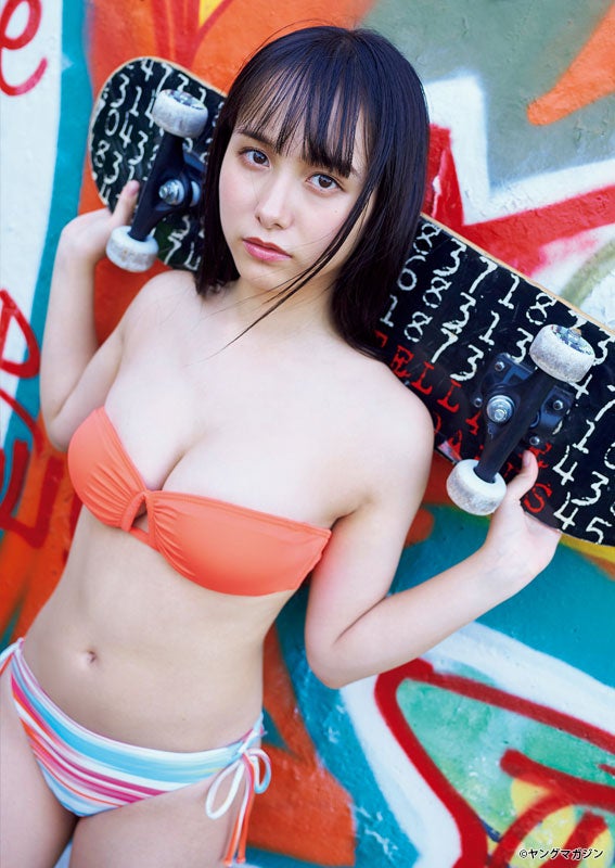 新谷真由（C）岡本武志／ヤングマガジン