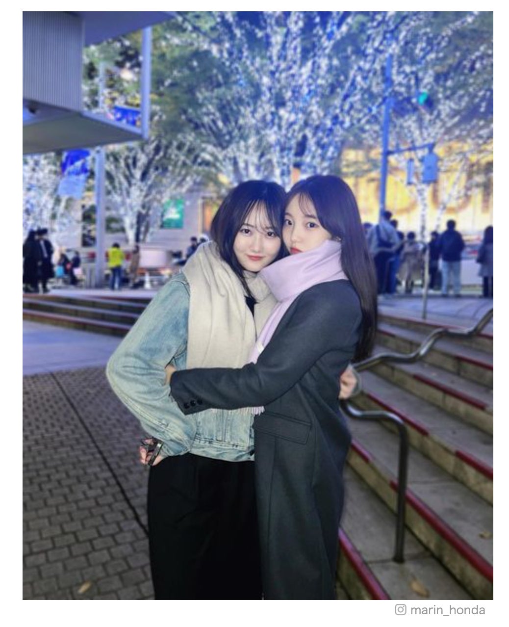 本田真凜、本田望結／本田真凜Instagramより