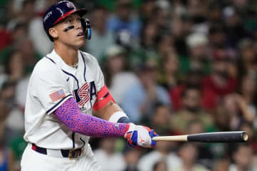 ジャッジ無双にSNS騒然 ピンチの芽摘むレーザービーム直後に先制2ラン「キャプテンアメリカしとる」「ジャッジとかいう大谷と唯一争える男」「怪物すぎる」