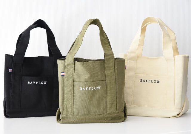 BAYFLOW トートバッグ 付録 ムック ムック本 ムック 付録 人気 おすすめ オススメ 宝島社 宝島 レビュー 便利 優秀 当たり BAYFLOW ベイフロー トートバッグ バッグ トート カーキ ブラック アイボリー カラバリ カラーバリエーション 色