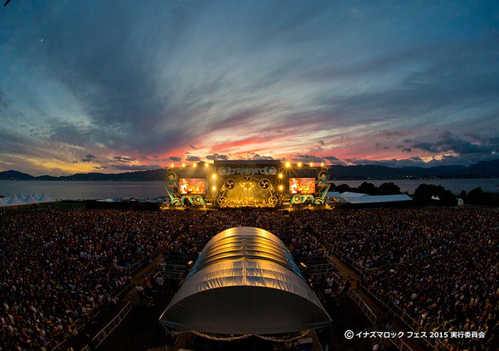 会場の様子(C)イナズマロック フェス2015 実行委員会