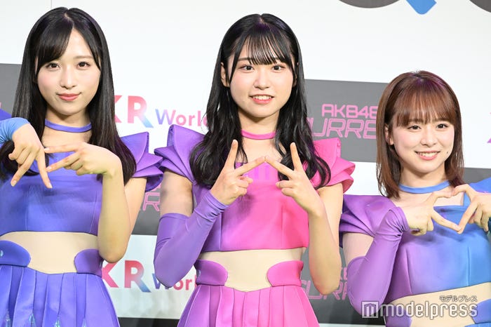 小栗有以、山内瑞葵、倉野尾成美/AKB48 (C)モデルプレス