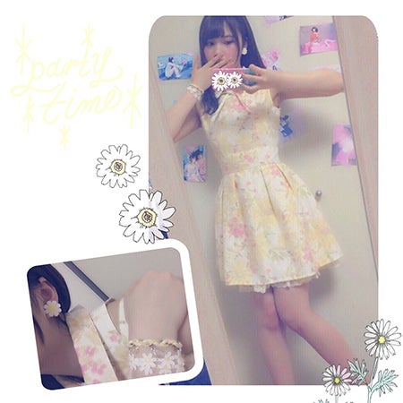 川後陽菜が披露した私服／オフィシャルブログより