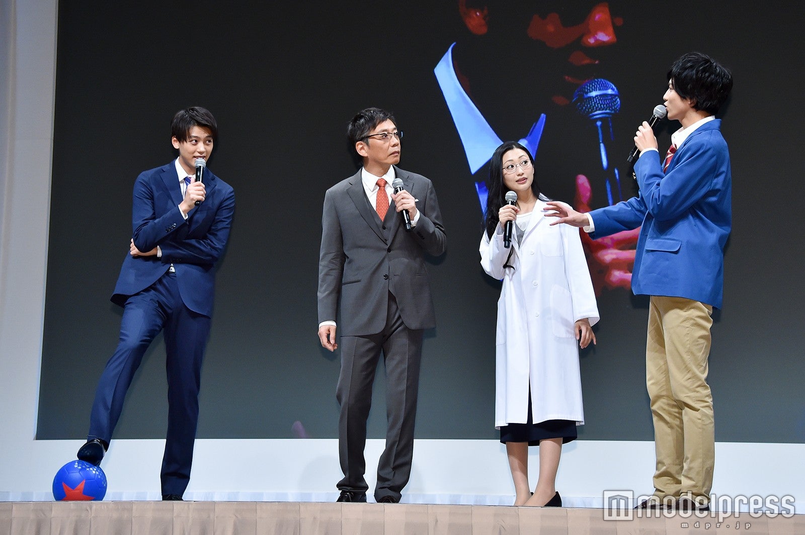 （左から）竹内涼真、生瀬勝久、壇蜜、志尊淳（C）モデルプレス