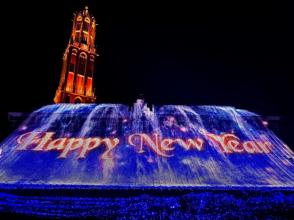 光の街のカウントダウン 2023／画像提供：ハウステンボス