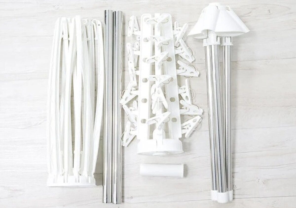 ダイソー　パラソル洗濯物干しスタンド