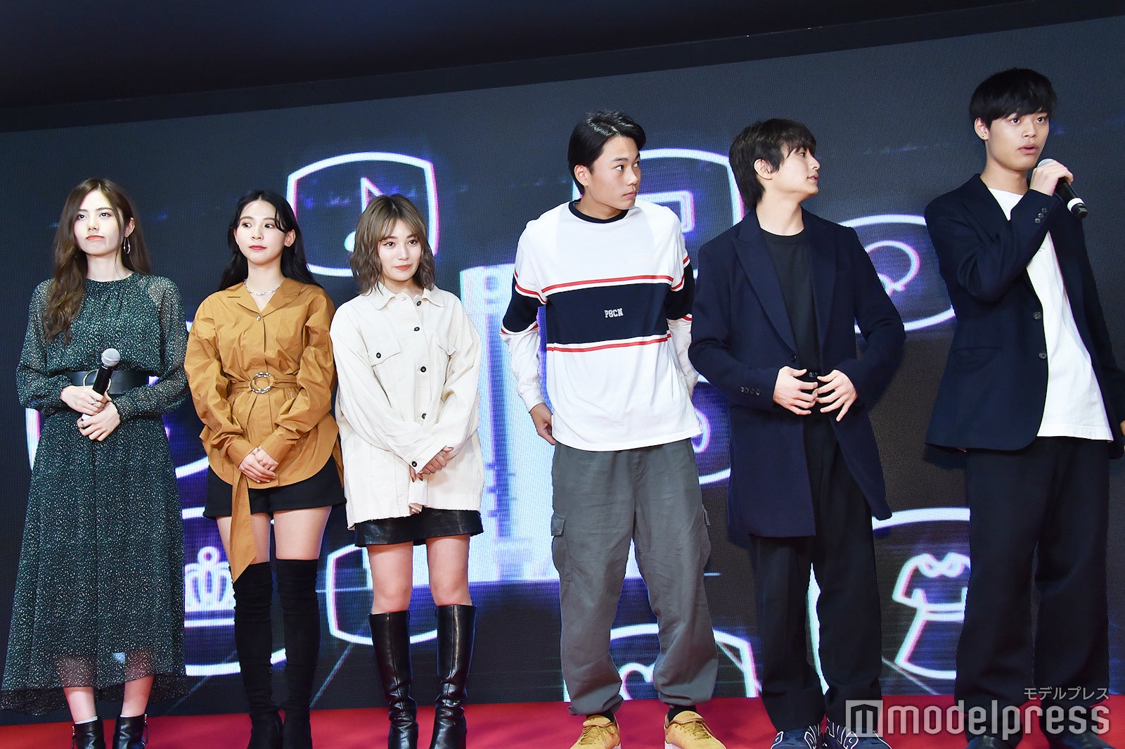 「オオカミちゃん」竹内唯人・黒田昊夢・Kaya・浪花ほのか・ミチ・宮瀬いと、SHIBUYA109に集結　近況を明かす