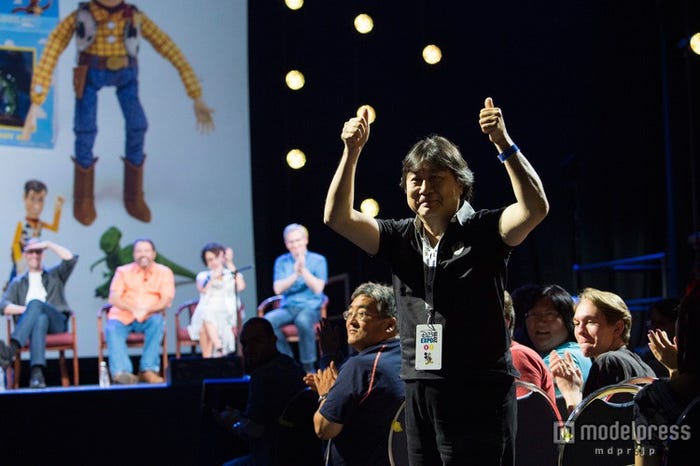 会場に来ていたおもちゃ会社(THINK WAY TOYS)の社長(C)Disney