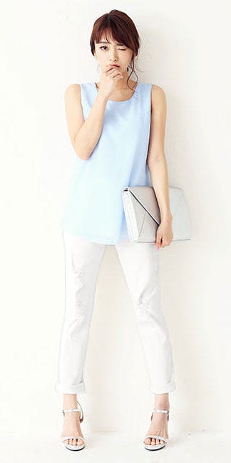 ダメージ加工☆ストレッチボーイズデニムパンツ「神戸レタス」2790円(税込)