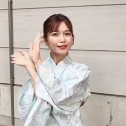 AAA宇野実彩子、爽やか浴衣姿でマーメイドダンス動画公開に「可愛すぎて無理」の声