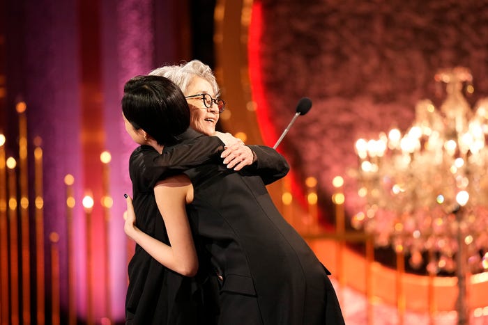 倍賞千恵子、河合優実(C)日本アカデミー協会