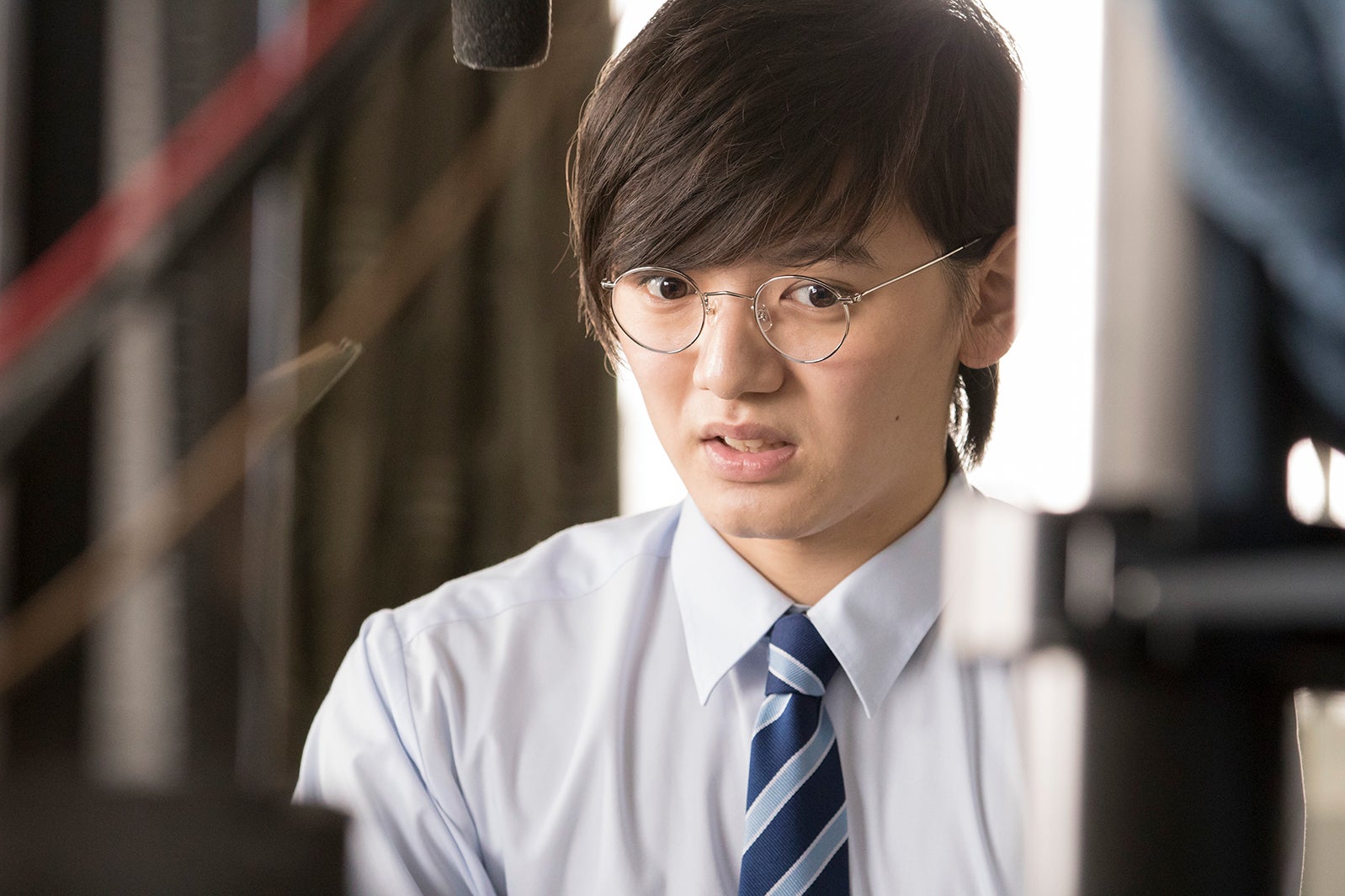 濱田龍臣／「家庭教師」篇メイキングカットより（提供写真）