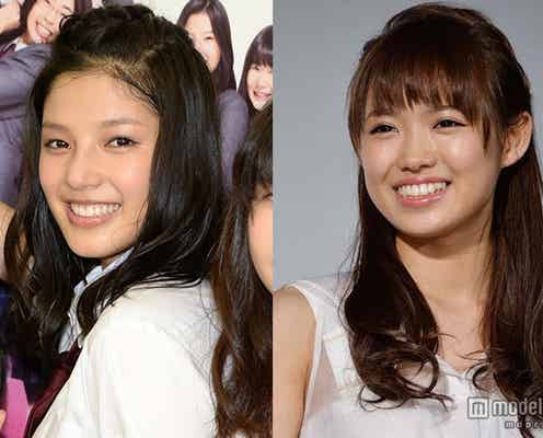 E-girls石井杏奈&山口乃々華の絆「ほっぺ掴んで…」