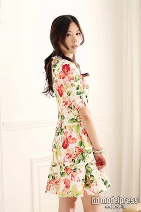 ふわっと広がるラインが可愛い　ボタニカル柄ワンピース「ALICE STYLE」10,800円（税込）