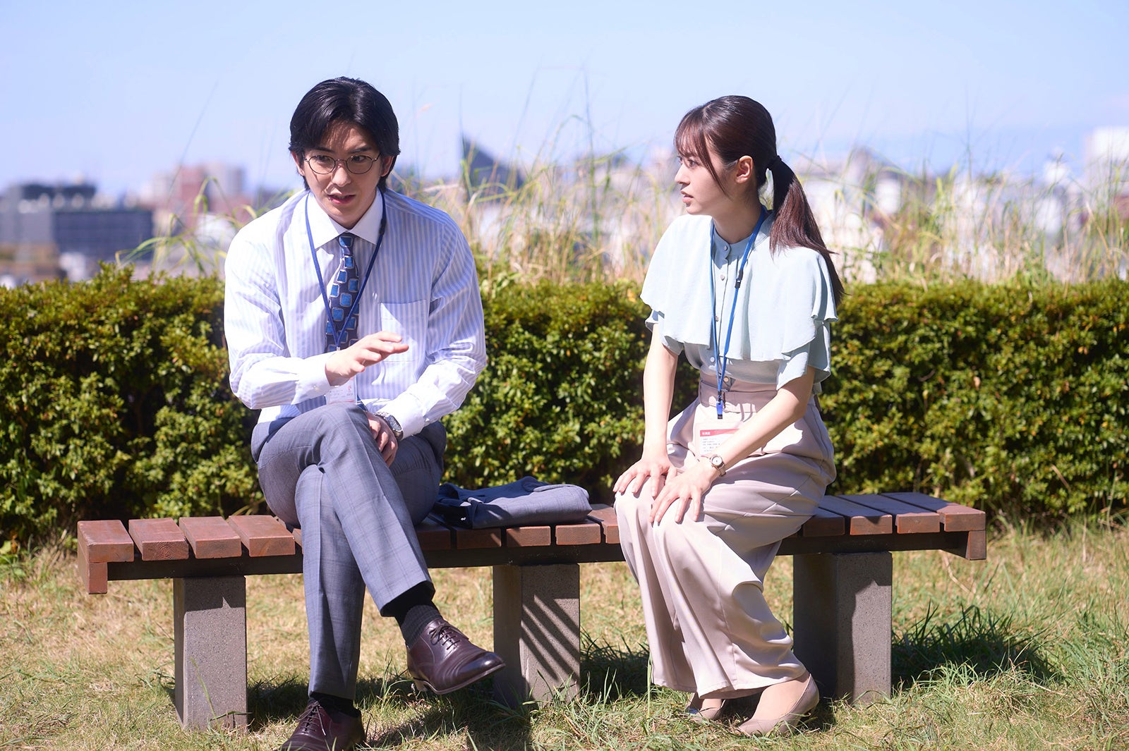 前田公輝、田辺桃子「癒やしのお隣さんには秘密がある」第11話より（C）日本テレビ