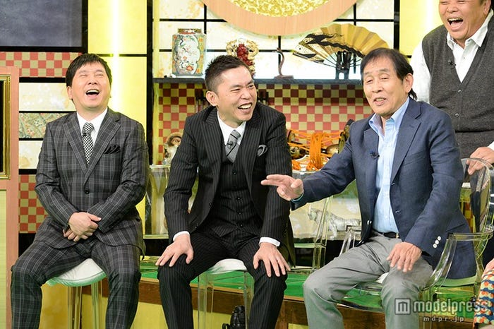 (左から)田中裕子、太田光、萩本欽一(画像提供:テレビ朝日)