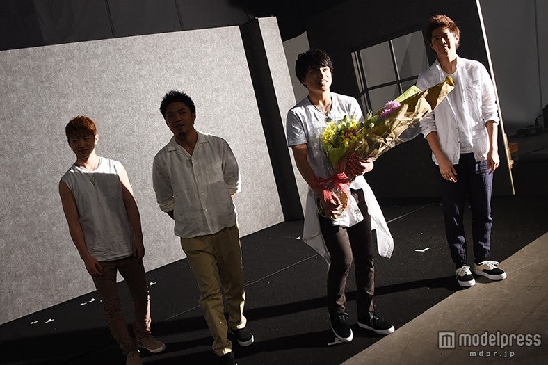 （左から）佐野玲於、数原龍友、白濱亜嵐、片寄涼太