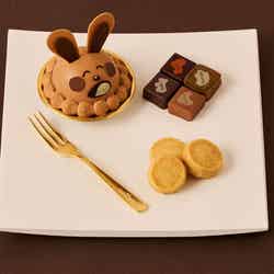 うさぎさんケーキセット5,500円/提供画像