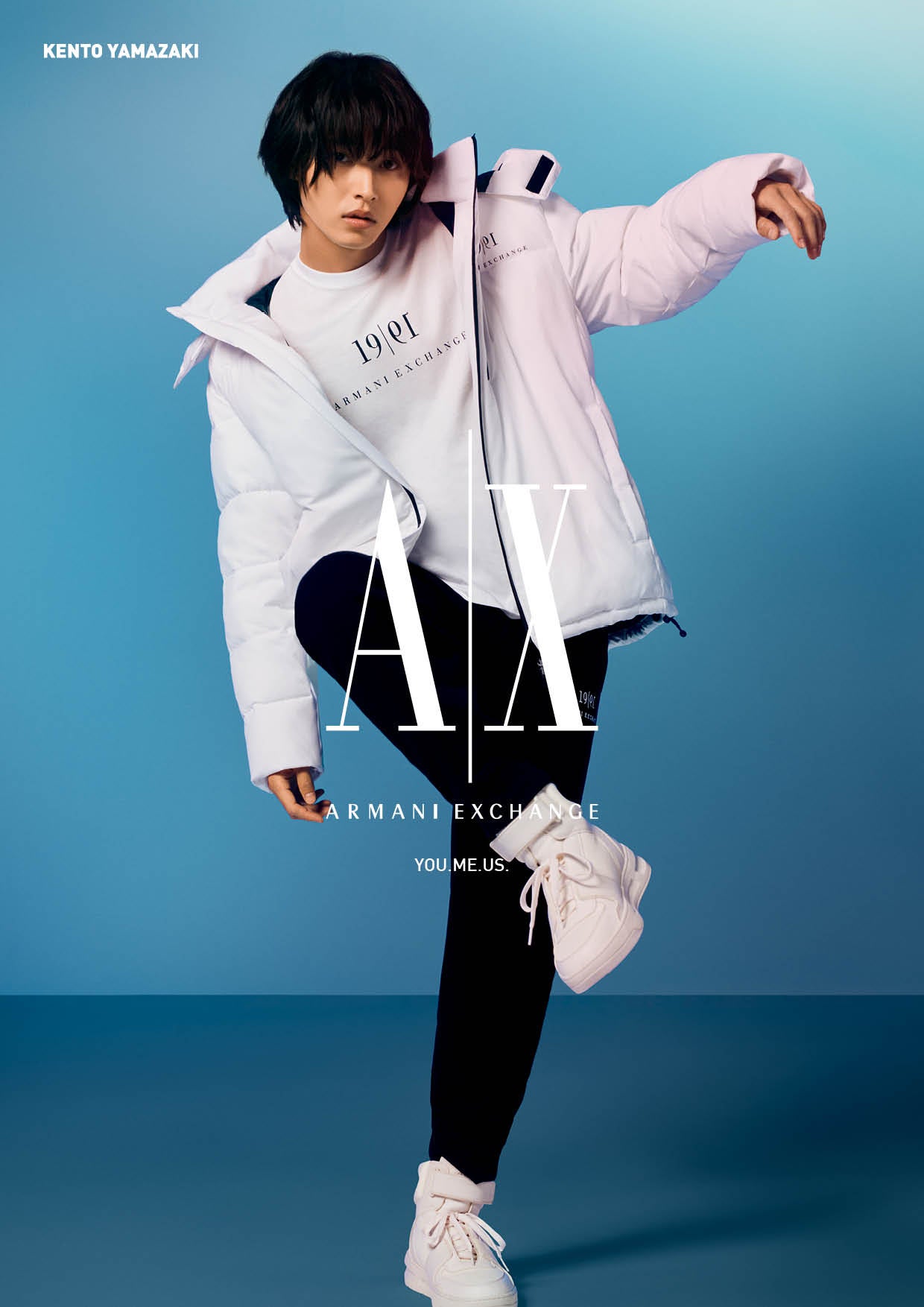 山崎賢人、日本人初「A|X アルマーニ エクスチェンジ」モデルに5シーズン連続起用