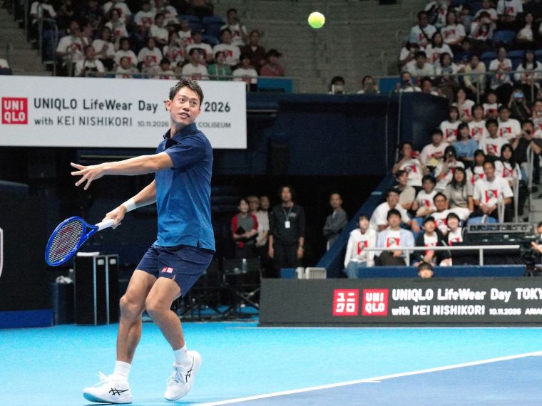 ユニクロが錦織選手のイベント ともに世界へ挑んだ15年
