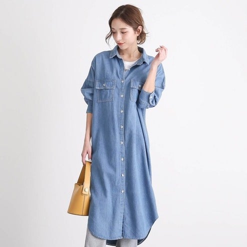 21年の春も大活躍 デニムワンピースで作る旬の大人コーデをご紹介 モデルプレス