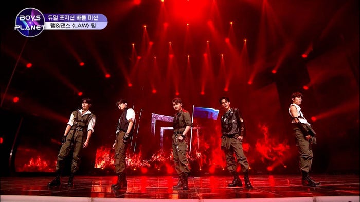 「LAW」チーム/「BOYS PLANET」7話より(C)CJ ENM Co., Ltd, All Rights Reserved