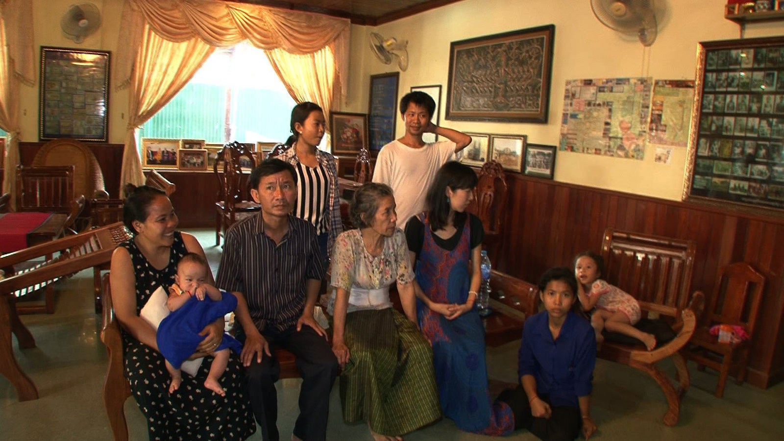 カンボジアの日本人妻・カナコ一家／画像提供：毎日放送