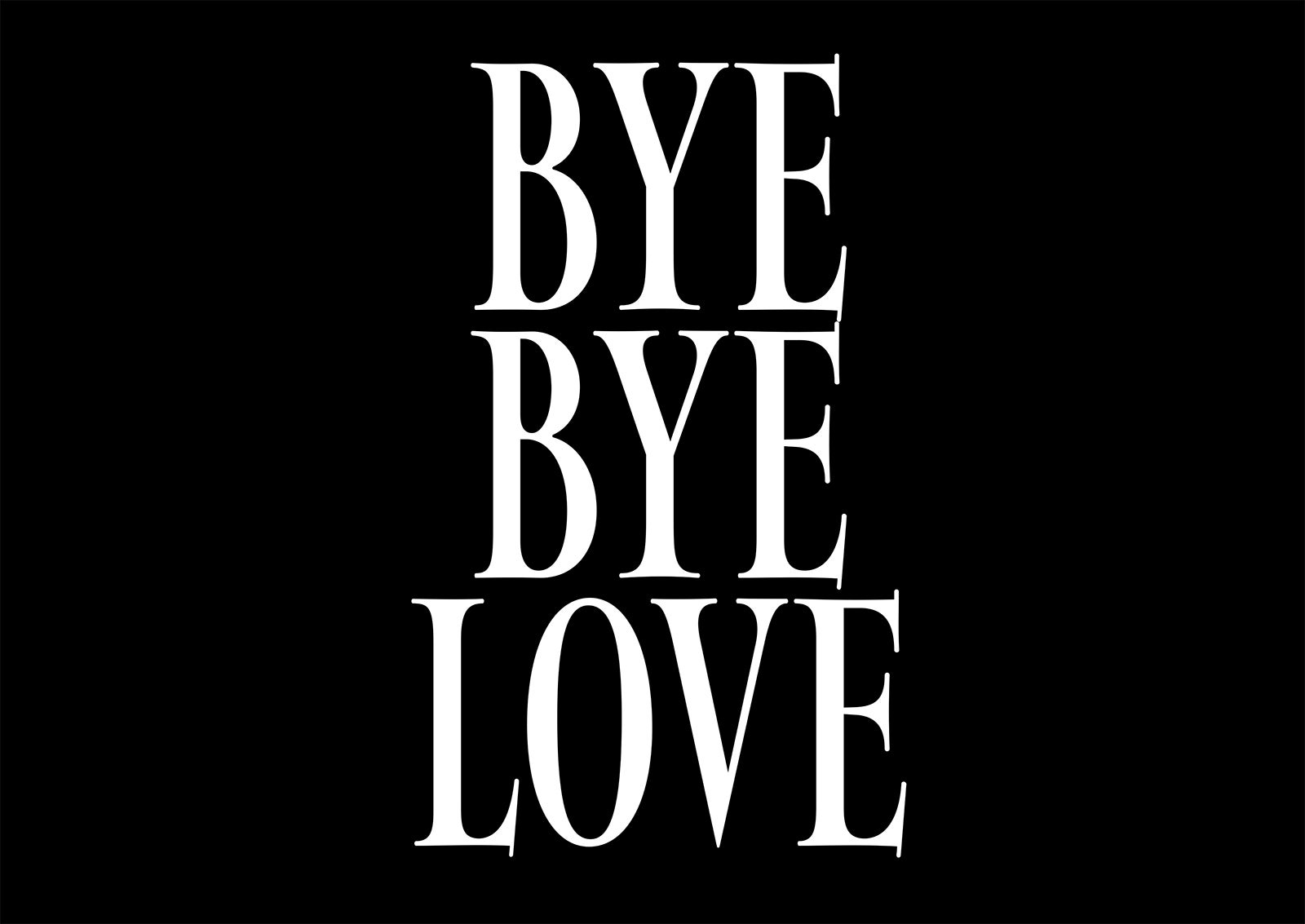 『BYE BYE LOVE 探偵はBARにいる』ロゴ（C）2026「BYE BYE LOVE 探偵はBARにいる」製作委員会