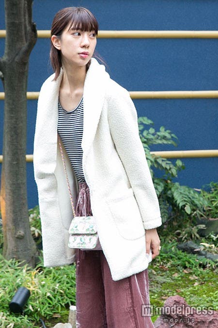 「テディフリースコート(長袖)」4,990円(税抜)モデル:山岸美咲