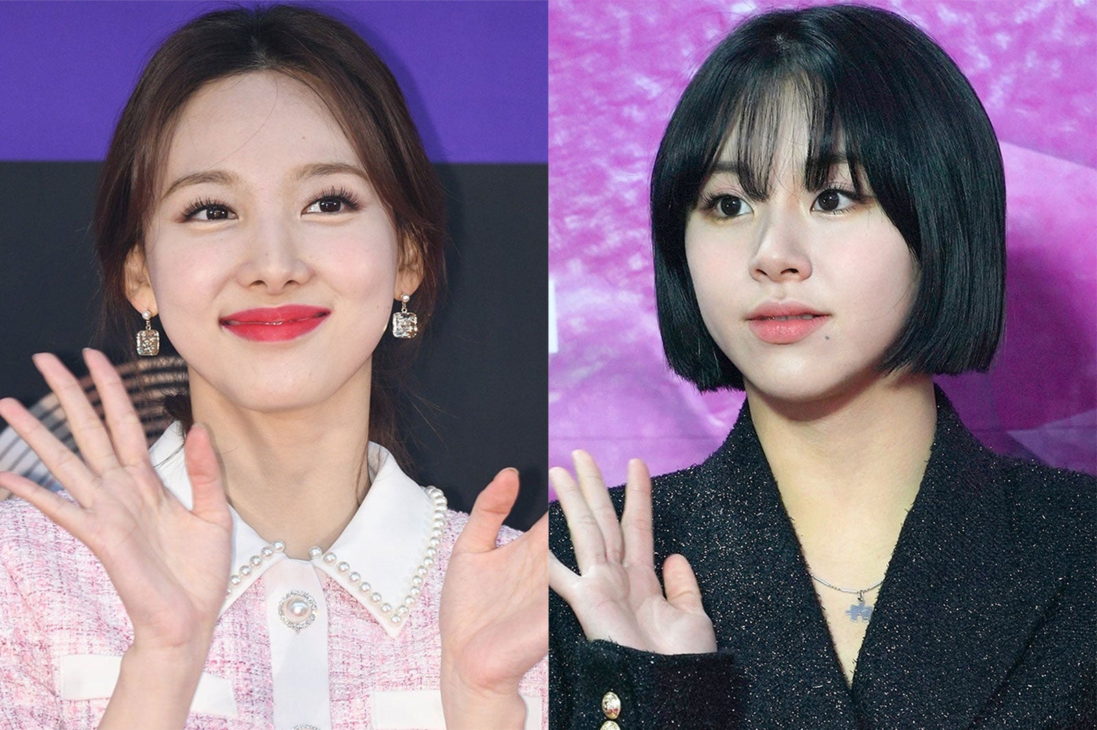 TWICEナヨン＆チェヨン、太ももスラリ“ミニ丈”衣装でダンス 美ウエストにも注目集まる