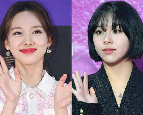 TWICEナヨン&チェヨン、太ももスラリ“ミニ丈”衣装でダンス 美ウエストにも注目集まる