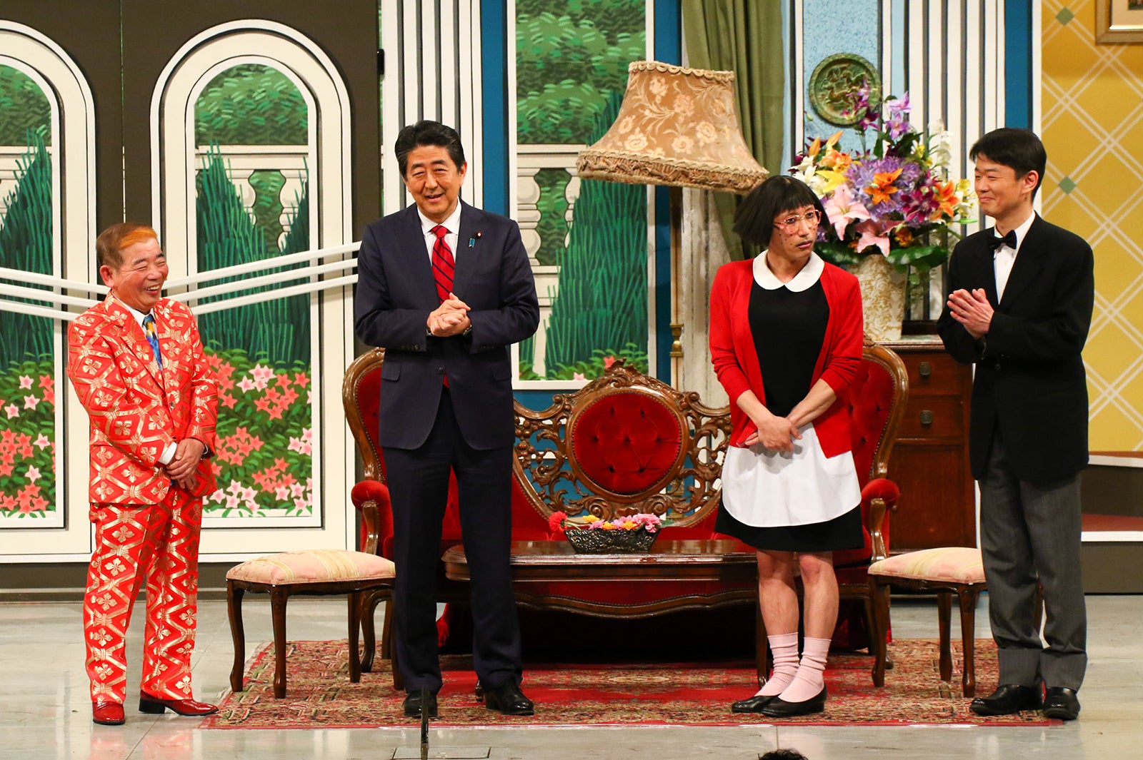 舞台の模様 （提供写真）