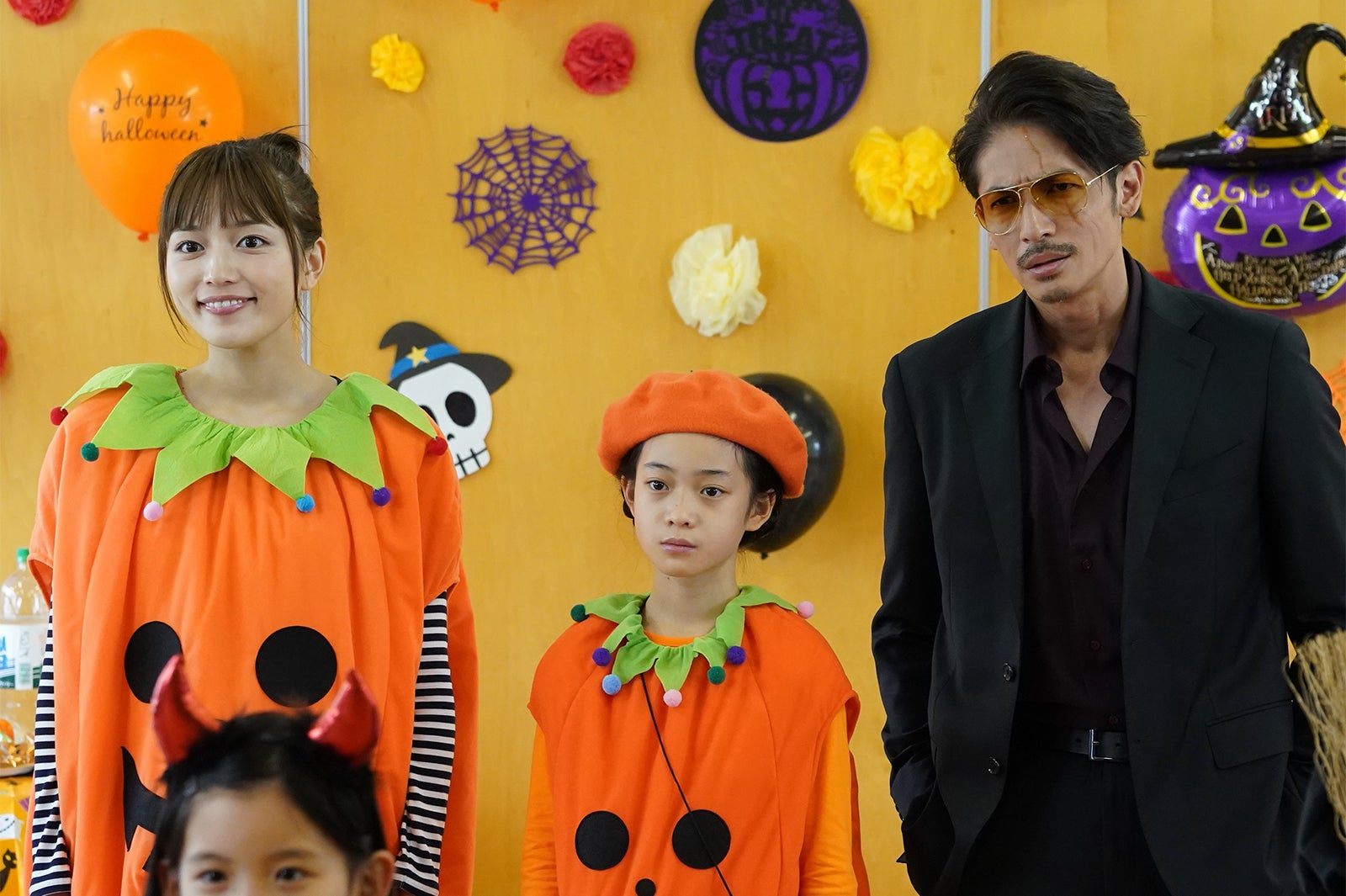 ＜極主夫道 第3話＞龍、“理想の父親”目指しハロウィンに参加