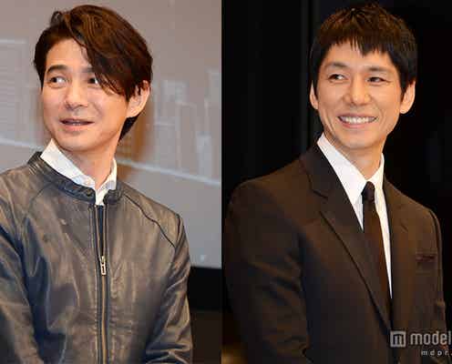 西島秀俊が「隣で先に泣いていた」 吉岡秀隆の暴露に照れ笑い