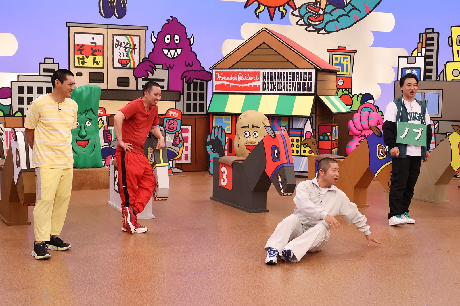 博多華丸、大悟、澤部佑、斉藤慎二（C）カンテレ