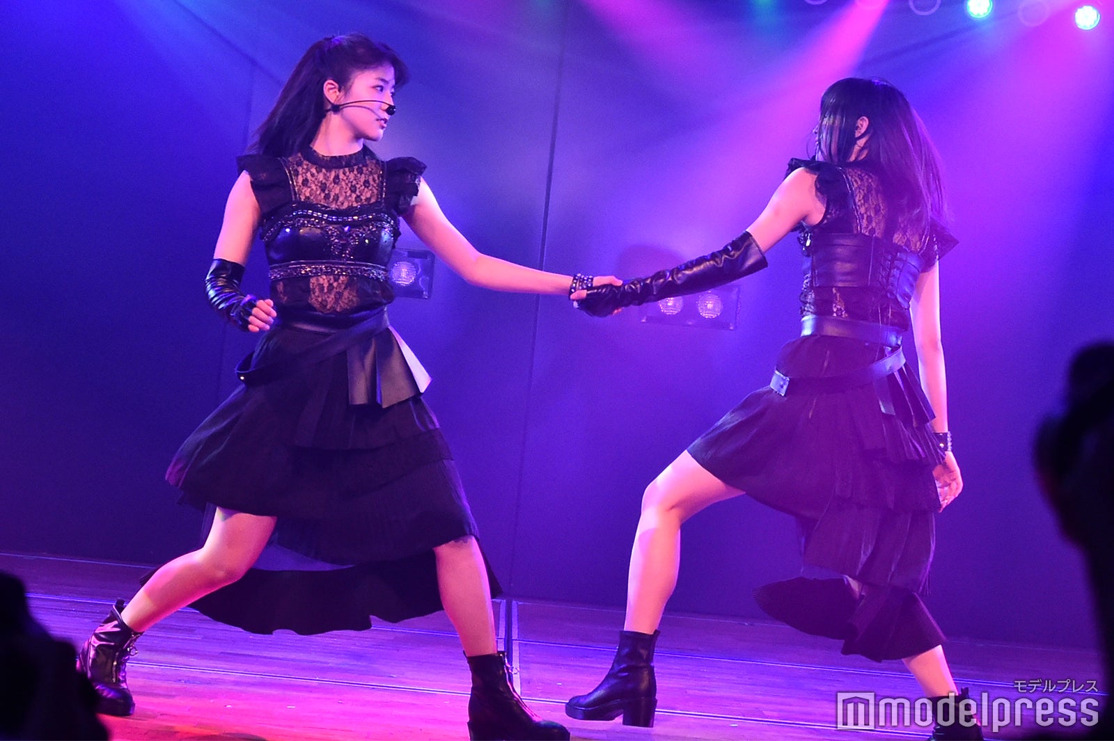 下尾みう、後藤萌咲／AKB48岡部チームA「目撃者」公演（C）モデルプレス