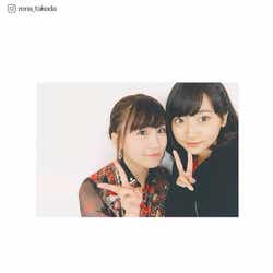 モデルプレス - 武田玲奈&AKB48小嶋真子の2ショットにファン驚き&歓喜「最高のコンビ誕生」