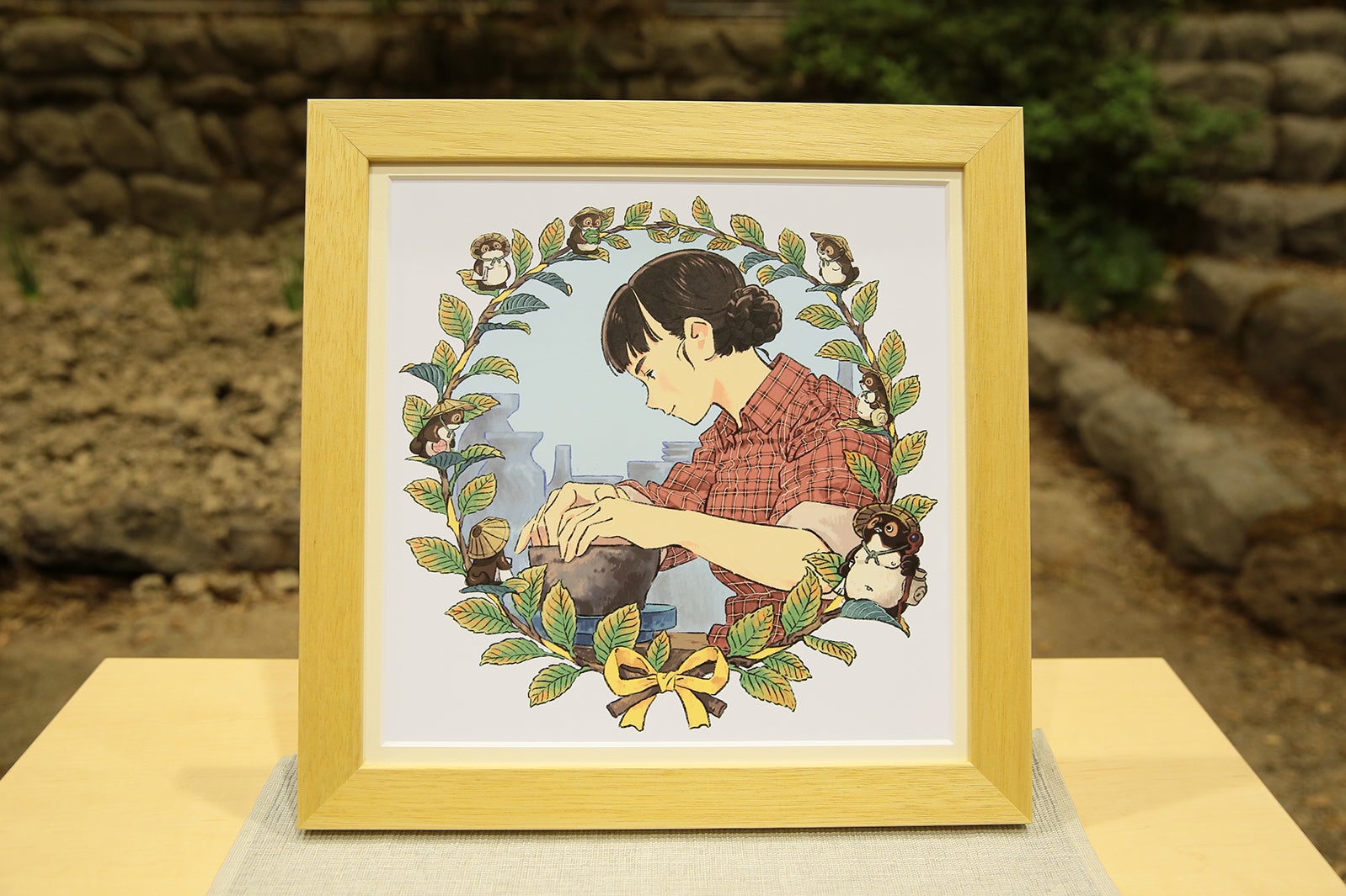 喜美子のオリジナル人物画（提供：NHK）