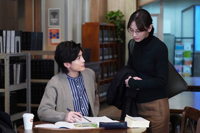 高橋文哉、北川景子 「女神の教室~リーガル青春白書~」第8話より(C)フジテレビ