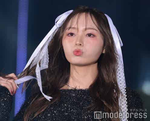 乃木坂46梅澤美波、美脚透けるスカートがSEXY ほっそりウエストも披露【TGC 2024 S/S】