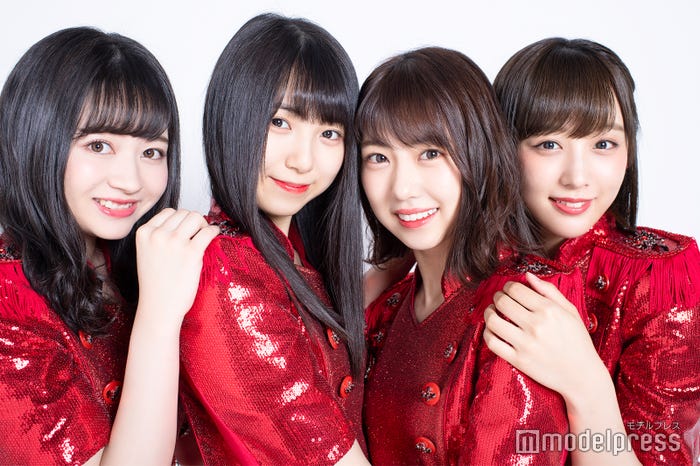 (左から)江籠裕奈、菅原茉椰、熊崎晴香、鎌田菜月 (C)モデルプレス