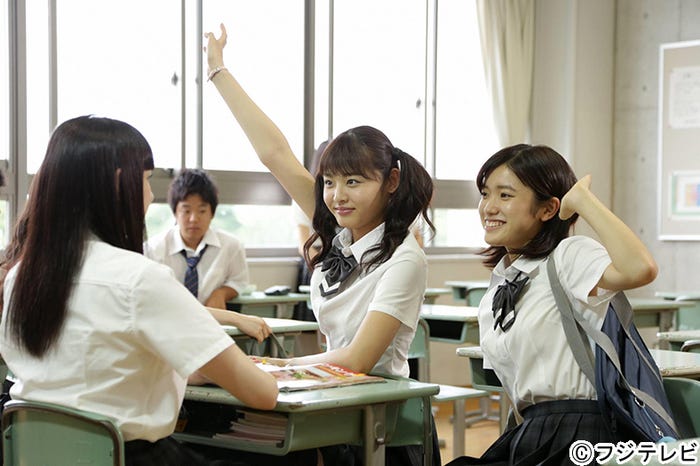 早見あかり、古畑星夏、美山加恋/『ラーメン大好き小泉さん』第3話より