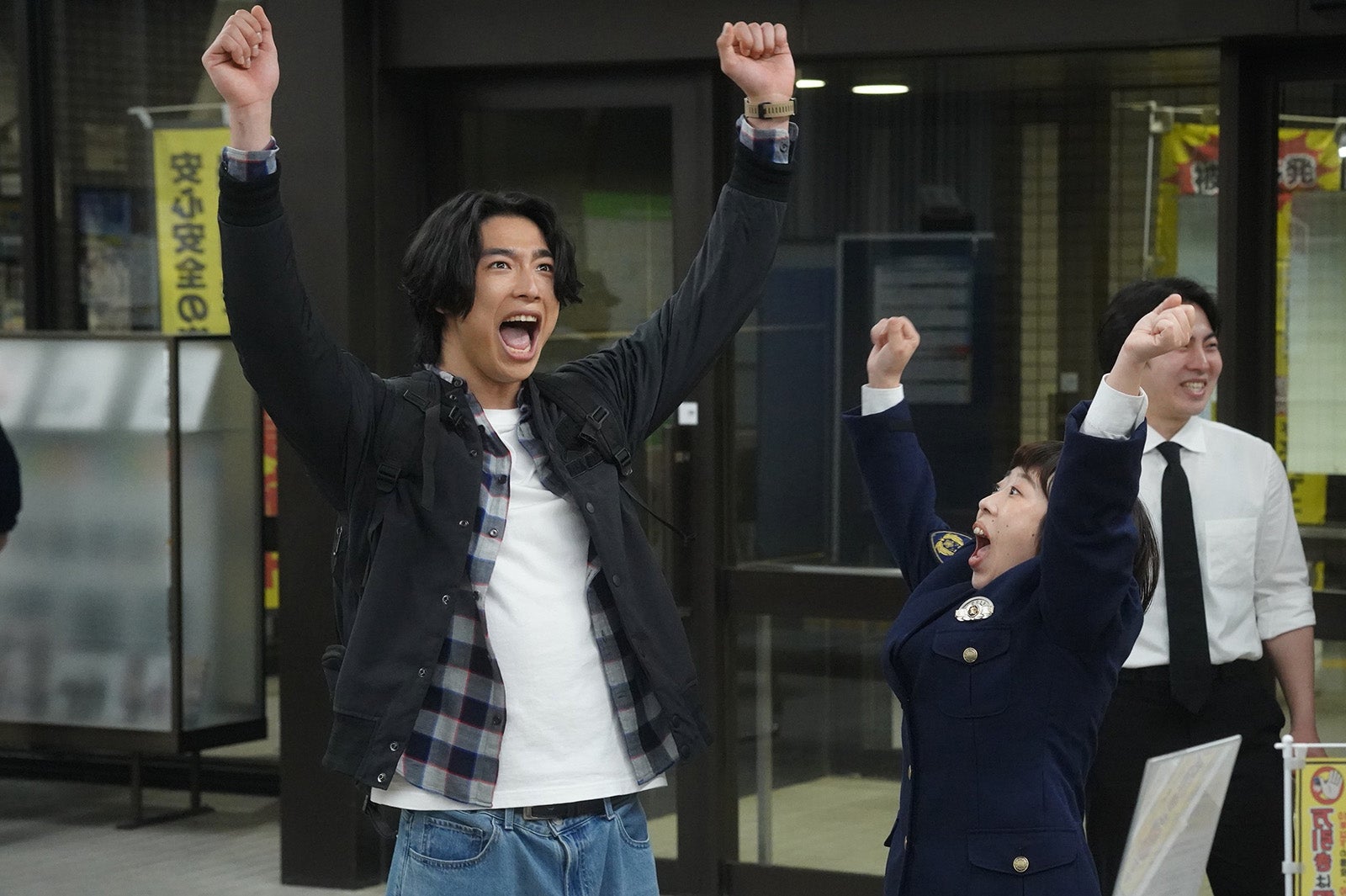 LUKE、西野優希「夫婦別姓刑事」（C）フジテレビ