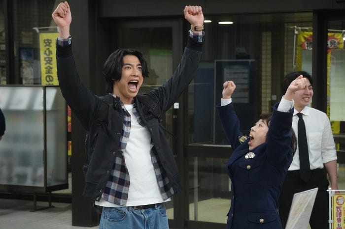 LUKE、西野優希「夫婦別姓刑事」(C)フジテレビ