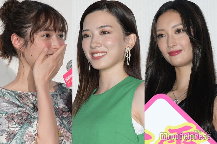 広瀬アリス、永野芽郁、菜々緒 (C)モデルプレス